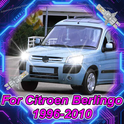 180W Turbo LED CANBUS Light Headlight Bulbs For Citroen Berlingo 1996-2010 2004 2005 2006 2007 2008 2009