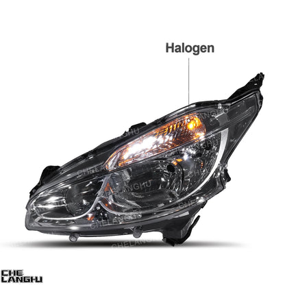 For Peugeot 208 2012 2013 2014 2015 2016 2017 2018 Car Front Halogen HeadLight HeadLamp Turn Signal 9674214080 9802221280