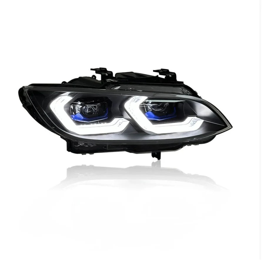 Laser Headlights for BMW 3 Series M3 E92 E93 2006-2010 New Upgrade Head Lights 335I Yellow+White DRL