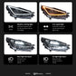 AKD LED Headlight assembly for SEAT Ibiza Mk5 Headlight 2017–2021 Ibiza MK5 6F Pre-Facelift LED Projector LENS DRL Turn Signal Front Head lamp auto Accessories
