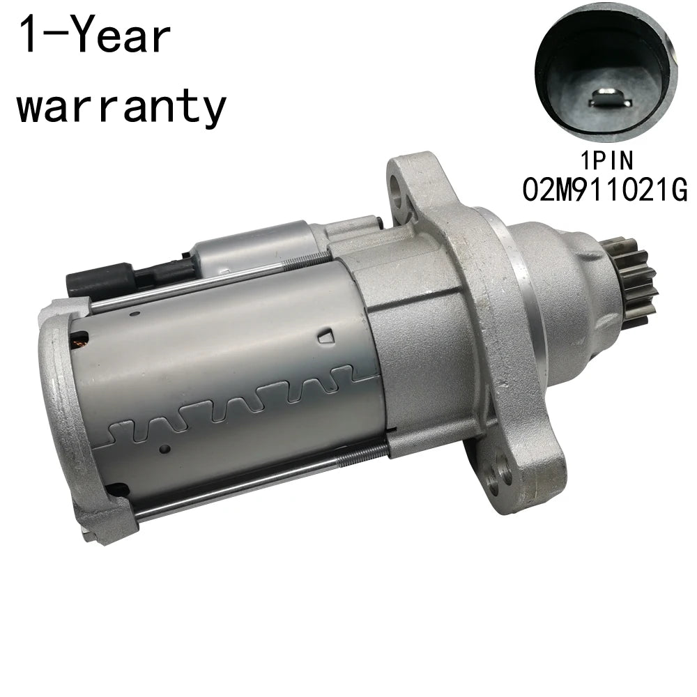 starter For VW Polo Jetta Tiguan beetle Golf Audi A1 A3 S3 Q3 Skoda Fabia Octavia 02M911021G