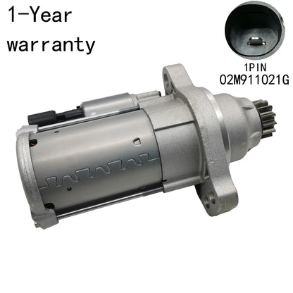 starter For VW Polo Jetta Tiguan beetle Golf Audi A1 A3 S3 Q3 Skoda Fabia Octavia 02M911021G
