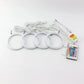 For Fiat PUNTO MK2 1999-2010 16-Color RGB Cotton LED Headlight Angel Eyes Ring Lamp Remote Control Car Daytime Running Light