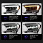 Paire de phares avant pour Ford Ranger 2016-2021 / Projecteurs LED / Droit et Gauche
