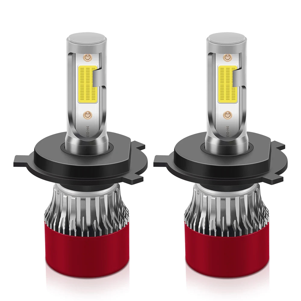 2x LED H4 H7 Car Headlight H1 Bulb H8 H11 9005 HB3 9006 HB4 9007 9008 H13 9145 9140 H10 Led Fog Lights 30000LM Turbo Lampada 12V