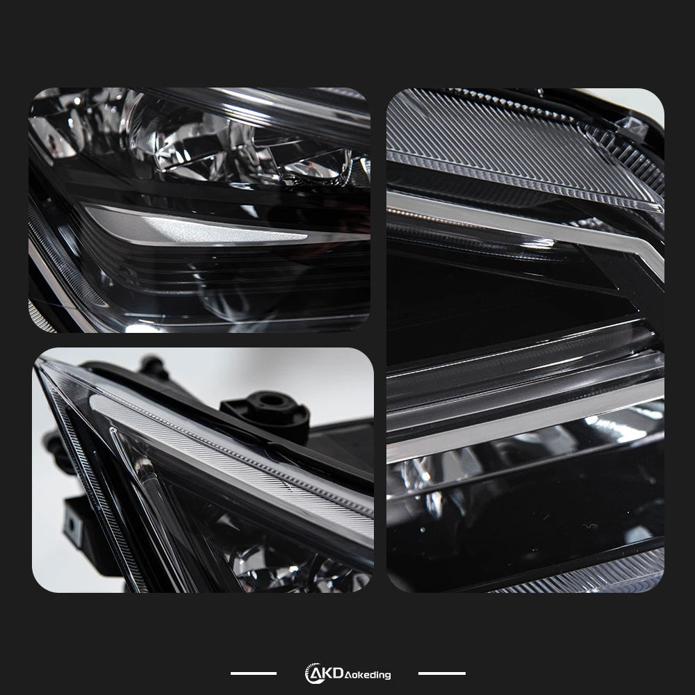 AKD LED Headlight assembly for SEAT Ibiza Mk5 Headlight 2017–2021 Ibiza MK5 6F Pre-Facelift LED Projector LENS DRL Turn Signal Front Head lamp auto Accessories