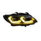 Laser Headlights for BMW 3 Series M3 E92 E93 2006-2010 New Upgrade Head Lights 335I Yellow+White DRL