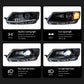 2Pcs Bi Halogen LED Headlight for Skoda Octavia 2014-2017 DRL Hid Head Lamp Car Styling Front Auto Lights Lighting Assembly Replacement Parts Exterior Lights Automotive Accessories