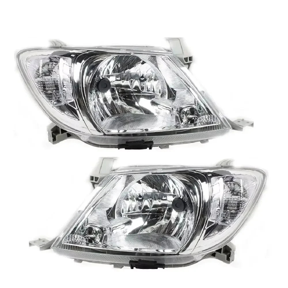 Halogen Headlights, One Pair Left & Right, Pickup Truck Front Lamps, Headlight Assembly Fits Toyota Hilux VIGO SR5 2008-2011, Au