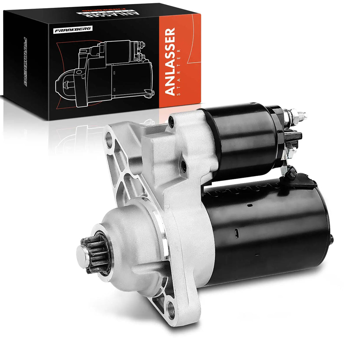 Frankberg 1x Starter for VW Bora Variant Fox Golf IV Lupo New Beetle Polo Audi A2 Seat Skoda 31220 02T-911-023E