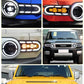 Sequential LED Headlights for Toyota FJ Cruiser 2007-2020 DRL Projector Front Lamps L+R