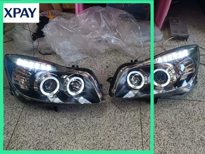 New Pair of Car Headlight assembly For Buick regal opel insignia 2009-13 led DRL daytime running light turn signal headlamp