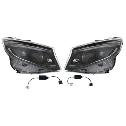 For Mercedes Benz V-Class W447 LED Headlights Vito V220 V250 V260 Vito Kasten 2015 2016 2017 2018 2019 2020-2023 front headlight