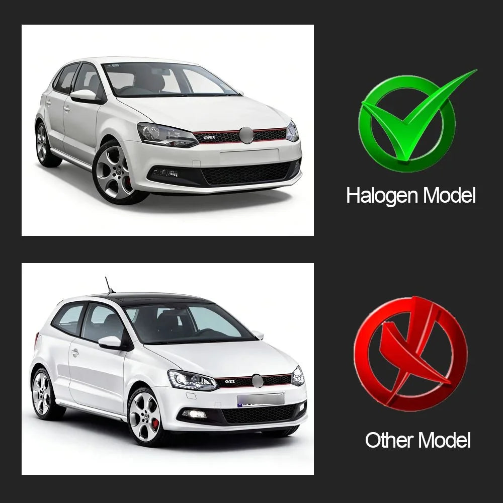 TYPY Auto Parts For VW POLO Headlights 2011-2018 GTI latest Styling LED Daytime Lights Dual Projector Car Accesorios Modified