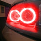 For Fiat PUNTO MK2 1999-2010 16-Color RGB Cotton LED Headlight Angel Eyes Ring Lamp Remote Control Car Daytime Running Light