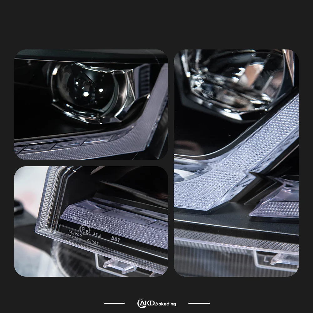 AKD Styling LED Car Lights for Skoda Rapid NH3 Pre‑Facelift 2013‑2017 Headlight LED DRL Turn Signal Low Beam High Beam Front Automotive Accessories