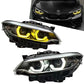 TYPY 2Pcs Car LED Head Lights For BMW 2 Series F22 Headlights F23 2014-2019 LED Car Lamps Daytime Running Lights Dynamic Turn Signals Car Accessories