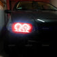 For Fiat PUNTO MK2 1999-2010 16-Color RGB Cotton LED Headlight Angel Eyes Ring Lamp Remote Control Car Daytime Running Light