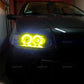 For Fiat PUNTO MK2 1999-2010 16-Color RGB Cotton LED Headlight Angel Eyes Ring Lamp Remote Control Car Daytime Running Light