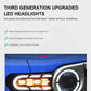 Sequential LED Headlights for Toyota FJ Cruiser 2007-2020 DRL Projector Front Lamps L+R
