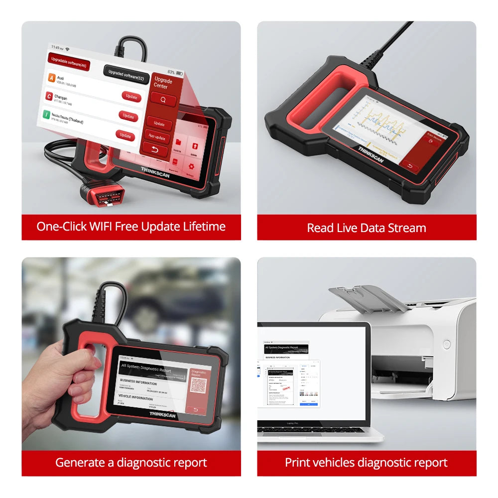 THINKCAR Thinkscan Plus S7 OBD2 Scanner Car Diagnostic