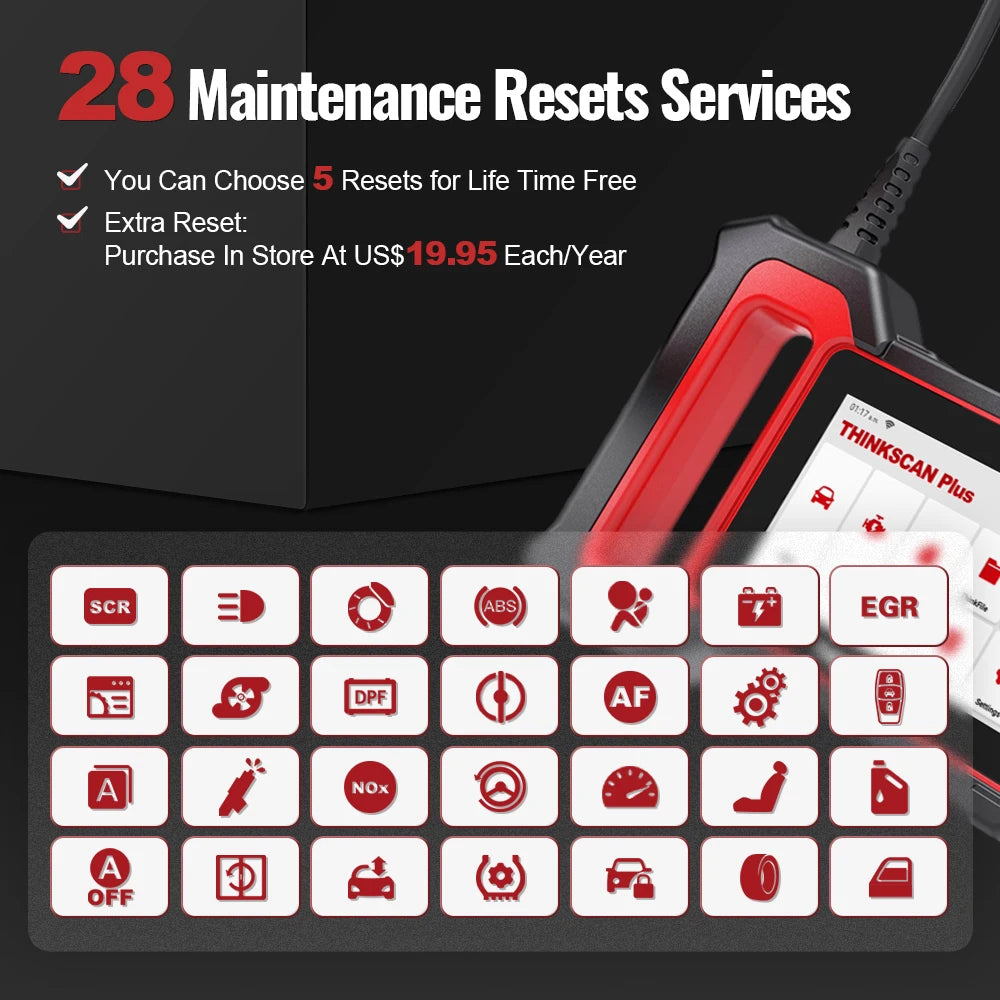 THINKCAR Thinkscan Plus S7 OBD2 Scanner Car Diagnostic