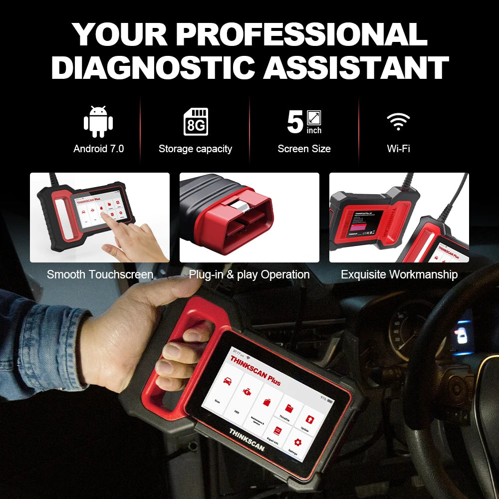 THINKCAR Thinkscan Plus S7 OBD2 Scanner Car Diagnostic